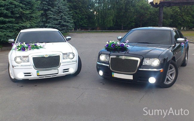 Аренда Chrysler 300C на свадьбу Сумы